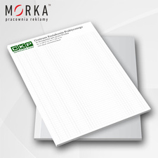 Notes klejony A5 druk offsetowy CMYK (zdjęcie)